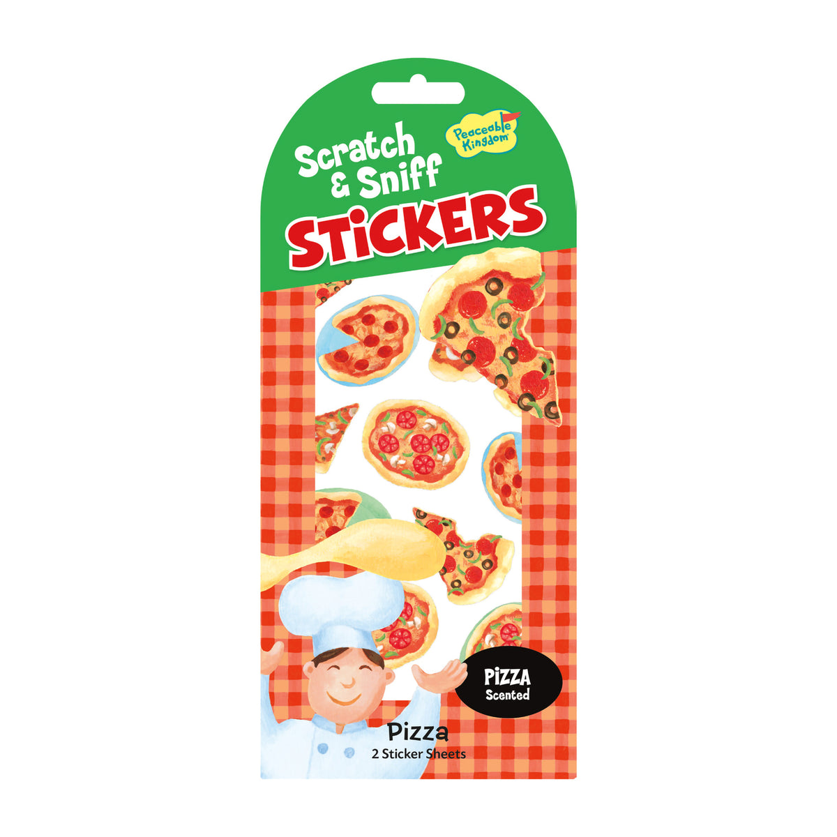SCRATCH AND SNIFF STICKERS PIZZA