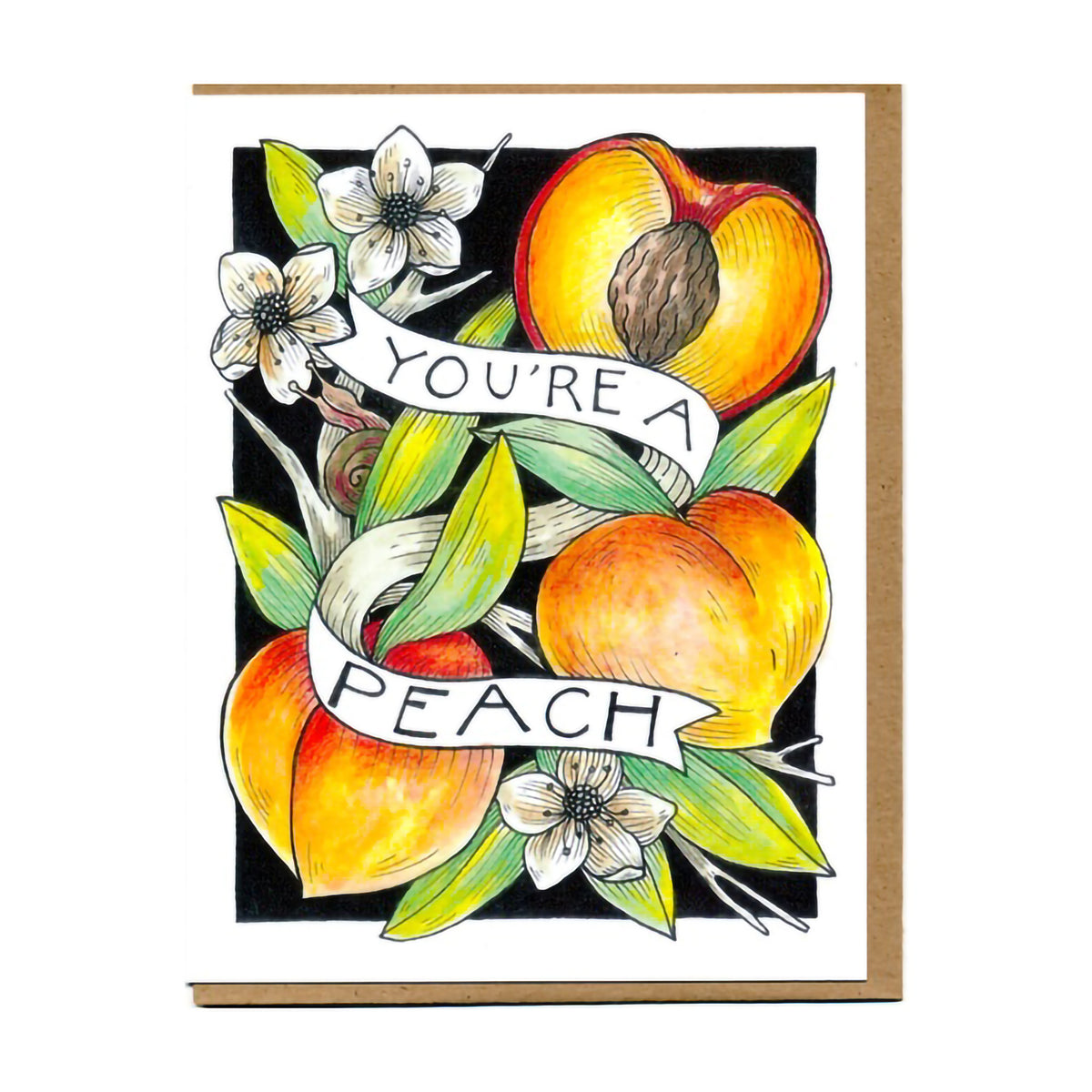 BANNER CARD - YOU ARE A PEACH