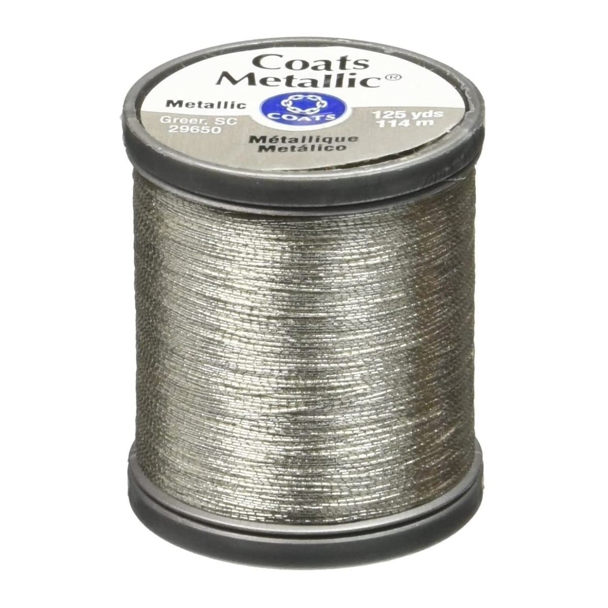 METALLIC THREAD 125yd SILVER