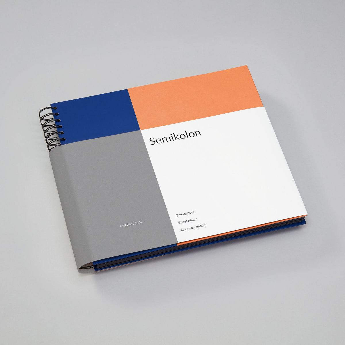 CUTTING EDGE PHOTO ALBUM SPIRAL COBALT PEACH