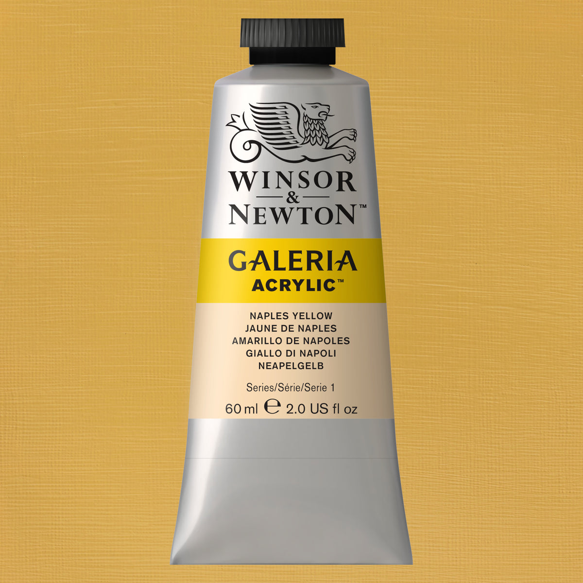 W&amp;N GALERIA ACRYLICS NAPLES YELLOW 60ml