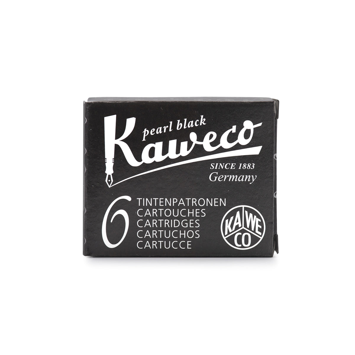 KAWECO INK CARTRIDGES 6PK BLACK