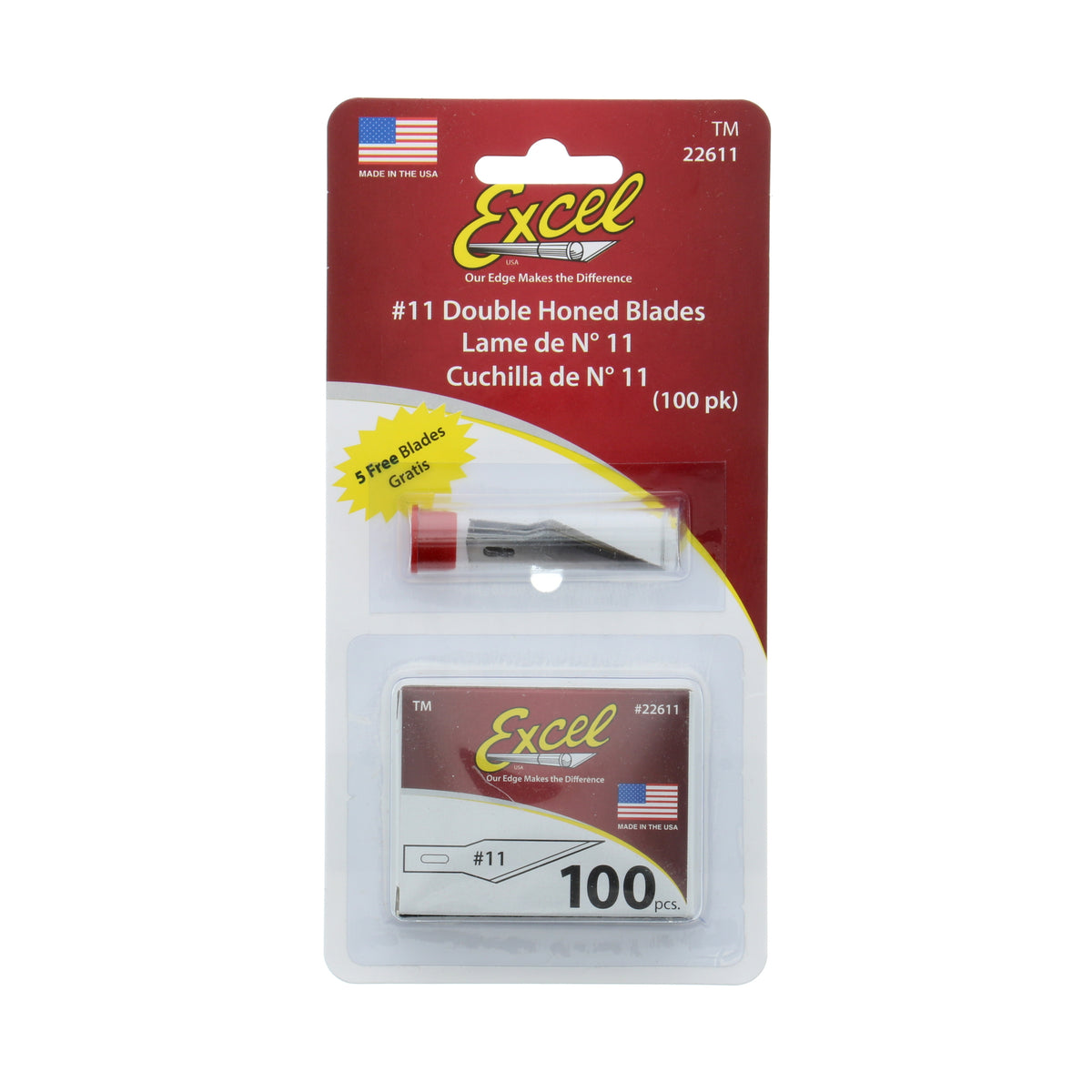 #11 DOUBLE HONED BLADE 100-PACK