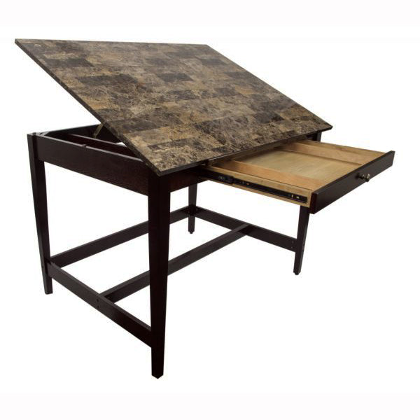 VANGUARD TABLE 28&quot; X 42 MARBLED TOP