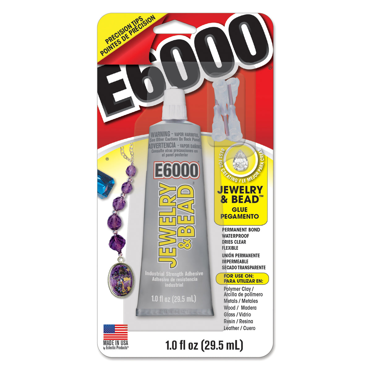 E-6000 ADHESIVE JEWELRY &amp; BEAD 1oz