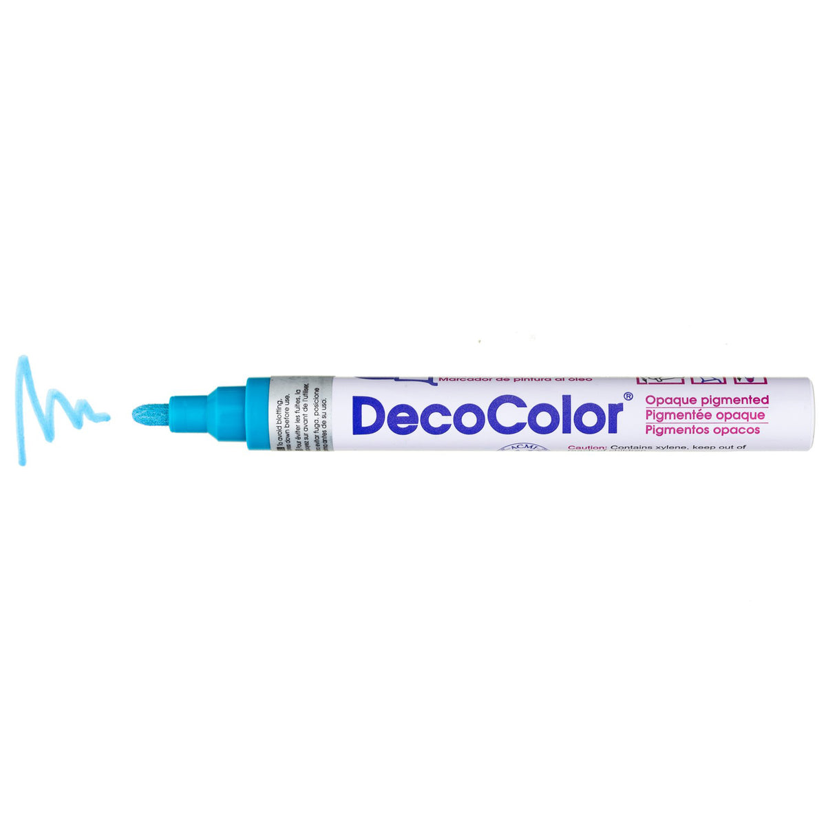 DECOCOLOR PAINT MARKER BROAD POINT LIGHT BLUE