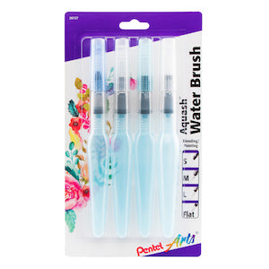 AQUASH WATER BRUSH ASSORTED 4PK