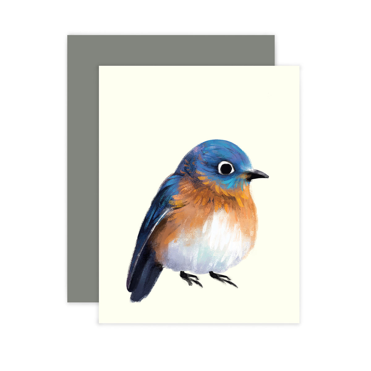 ILLUSTRATION CARD LAZULI BUNTING