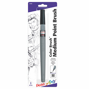 COLOR BRUSH PIGMENT INK BLACK MEDIUM