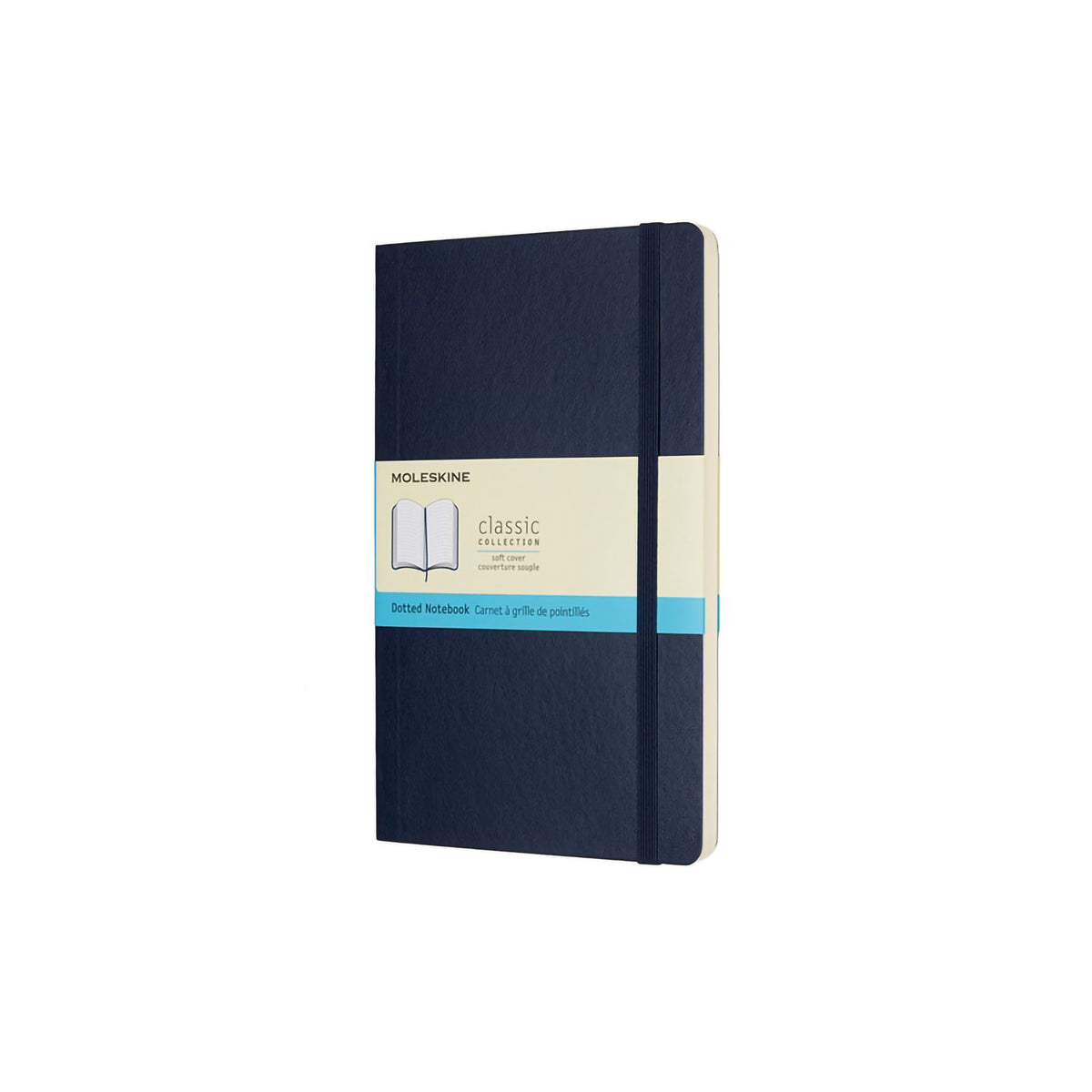 MOLESKINE SOFTCOVER DOTTED LARGE SAPPHIRE BLUE