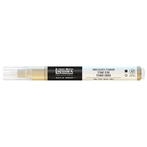 LIQUITEX PAINT MARKER FINE UNBLEACHED TITANIUM