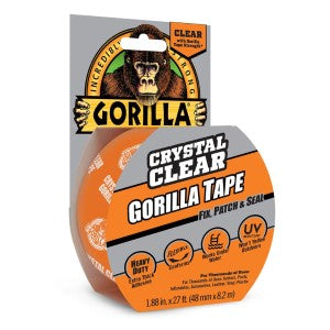 GORILLA CRYSTAL CLEAR TAPE 9yd