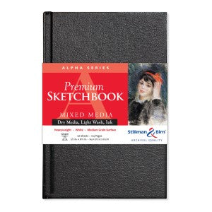 ALPHA SKETCHBOOK HARDCOVER 5.5x8.5