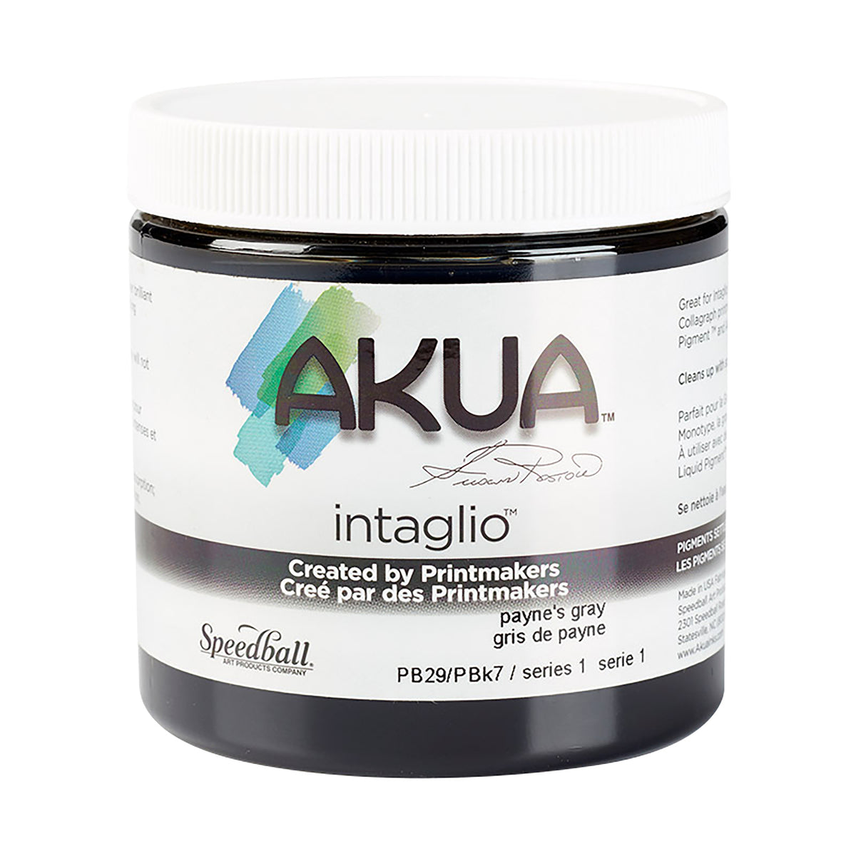 AKUA INTAGLIO INK BONE 8oz PAYNES GRAY