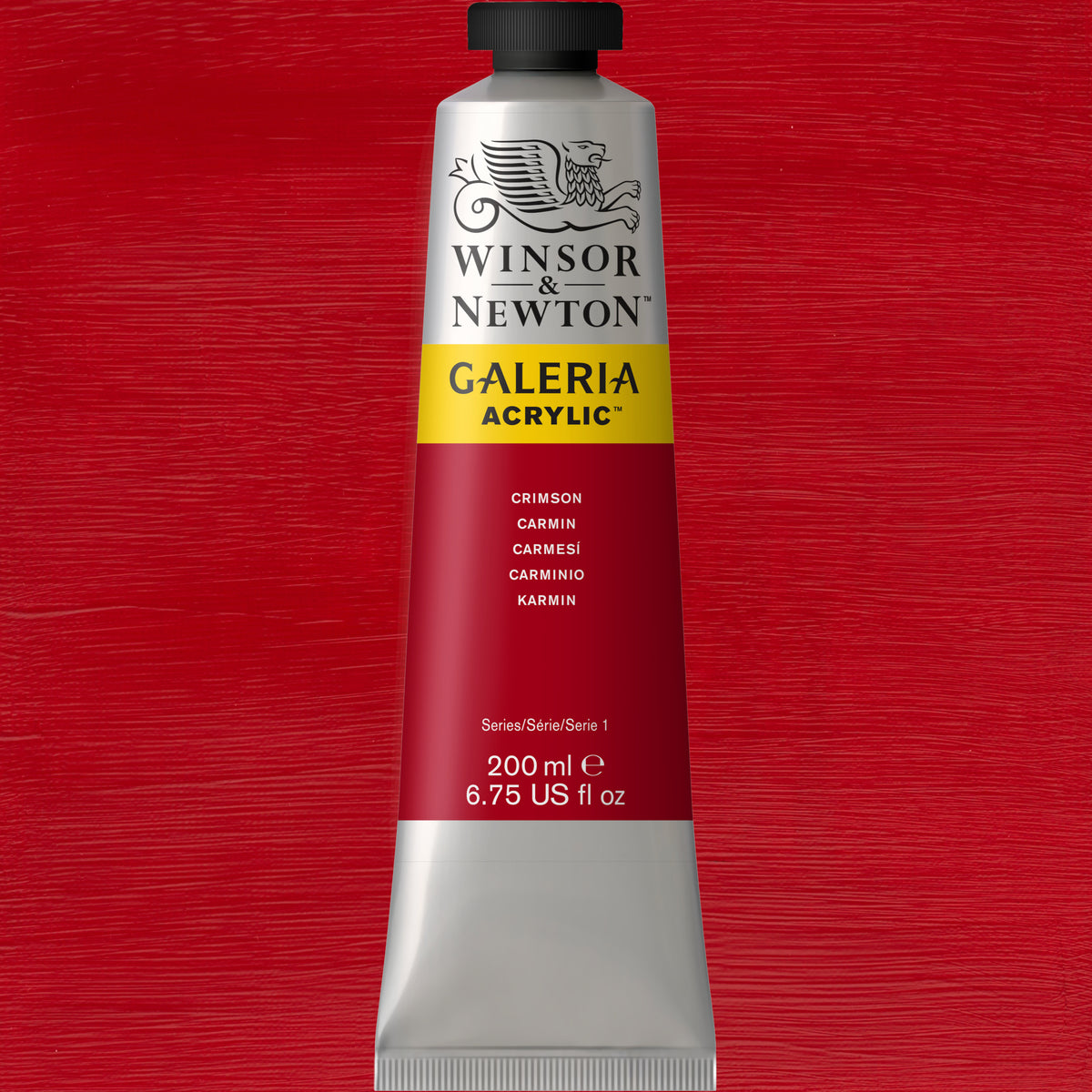 W&amp;N GALERIA ACRYLICS CRIMSON 200ml