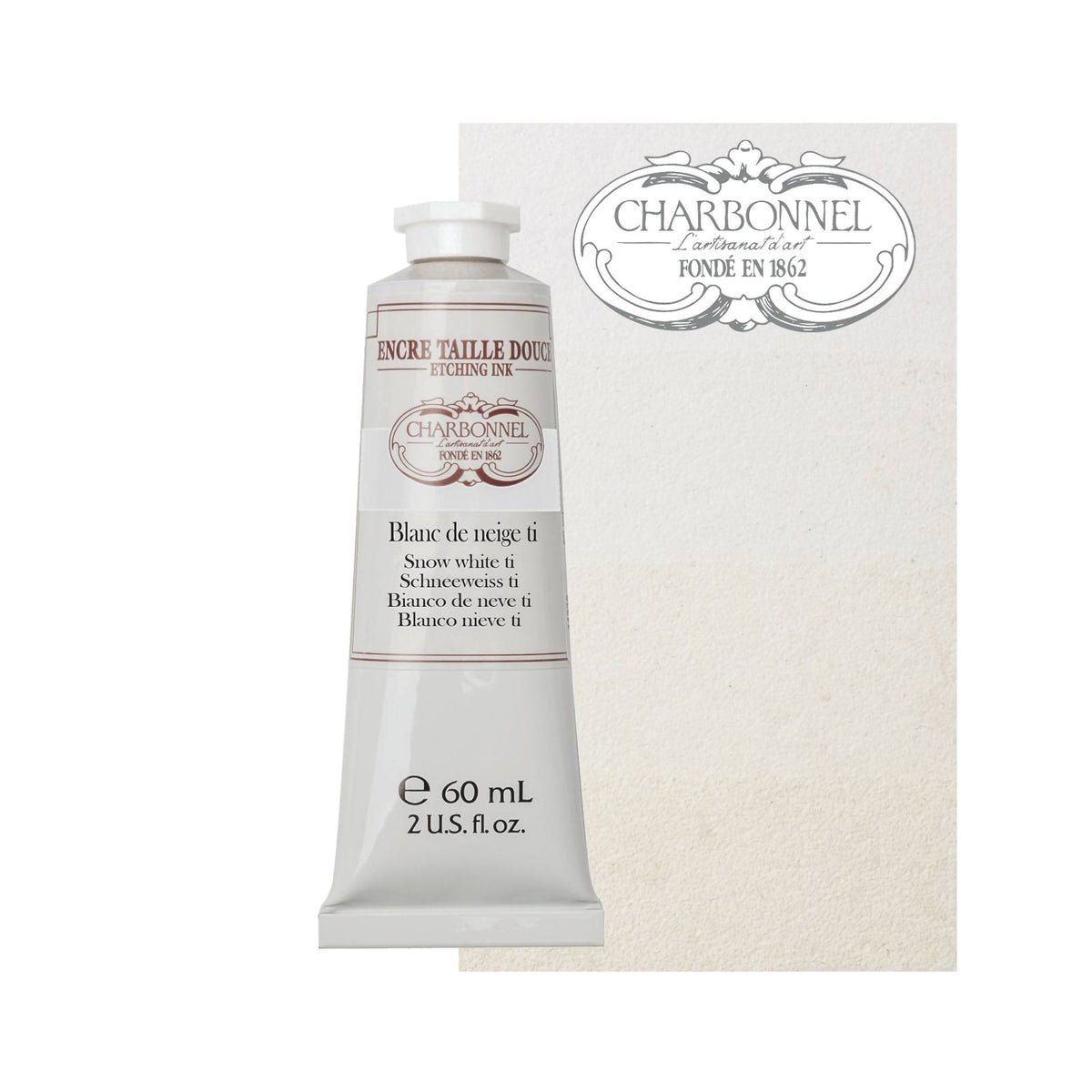 ETCHING INK 60ML SNOW WHITE T1