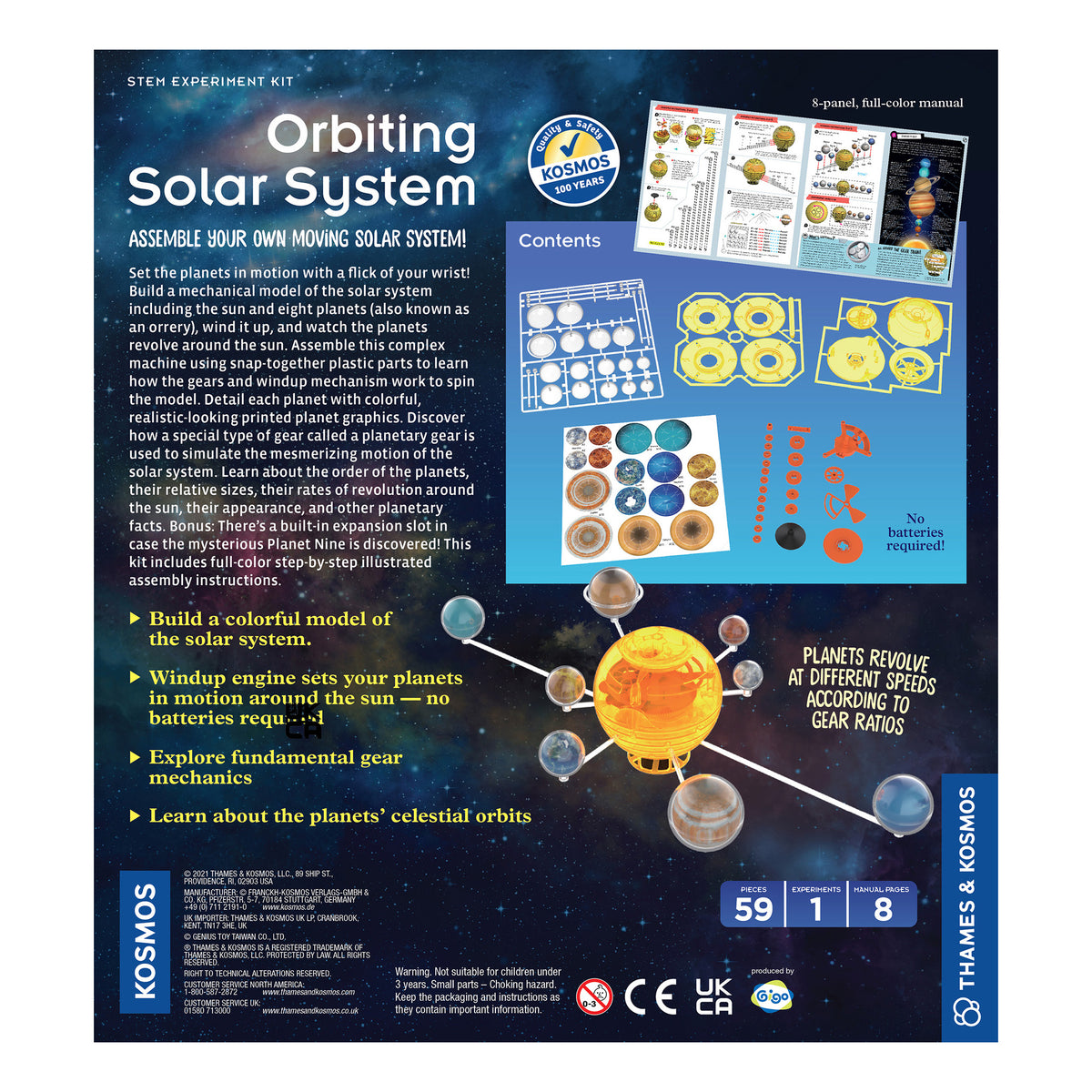 STEM EXPERIMENT ORBITING SOLAR SYSTEM KIT