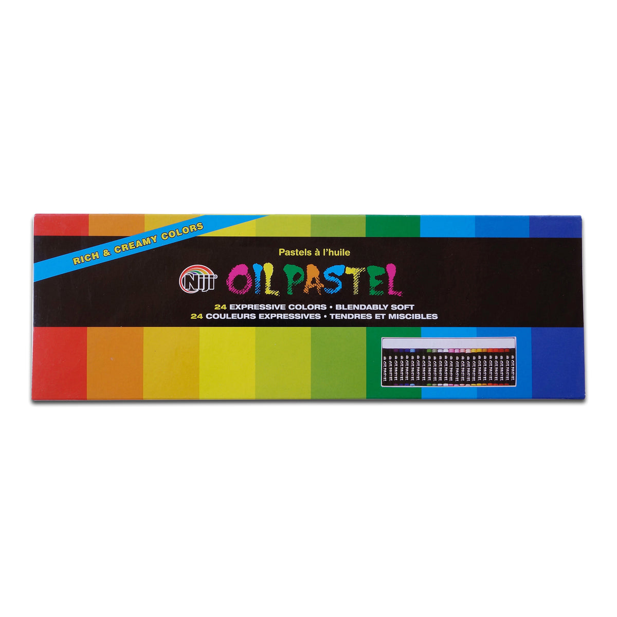 NIJI OIL PASTELS SET/24