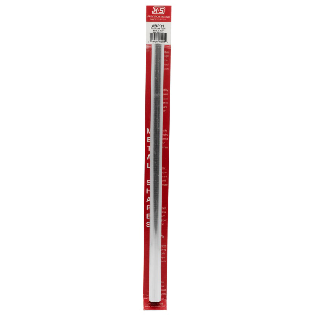 ALUMINUM TUBE ROUND 12&quot; x .562&quot; x .029&quot;