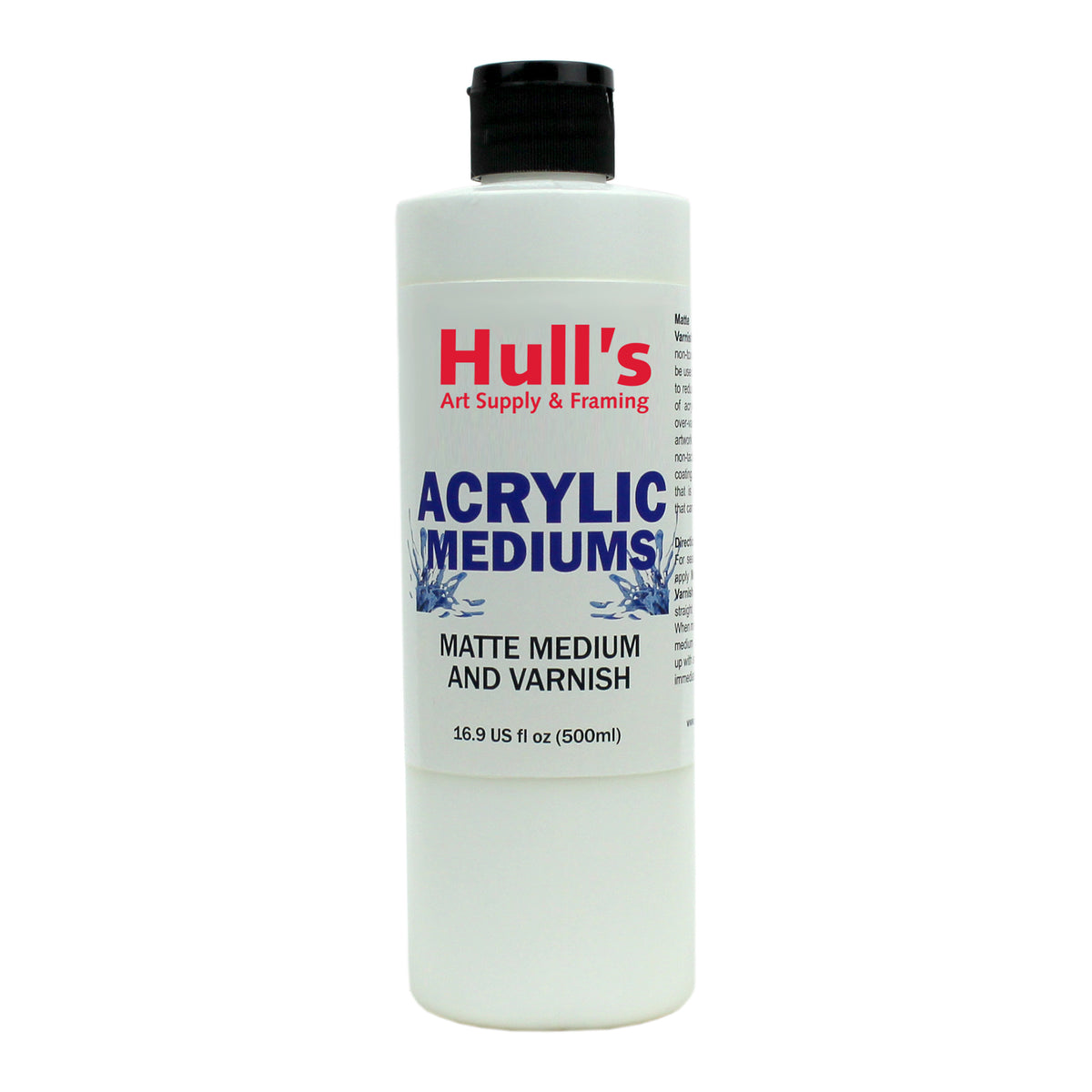 HULLS MATTE MEDIUM &amp; VARNISH 16oz