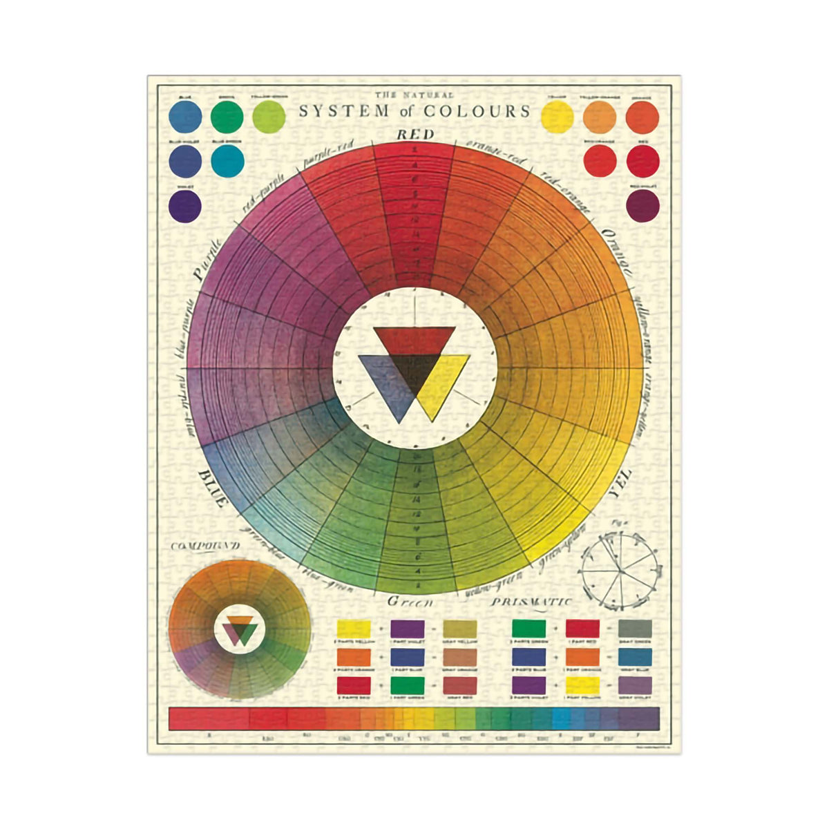 1000 PIECE VINTAGE PUZZLE - COLOR WHEEL
