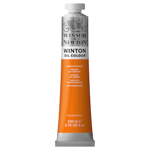 WINTON OIL COLOR 200ml CADMIUM ORANGE HUE