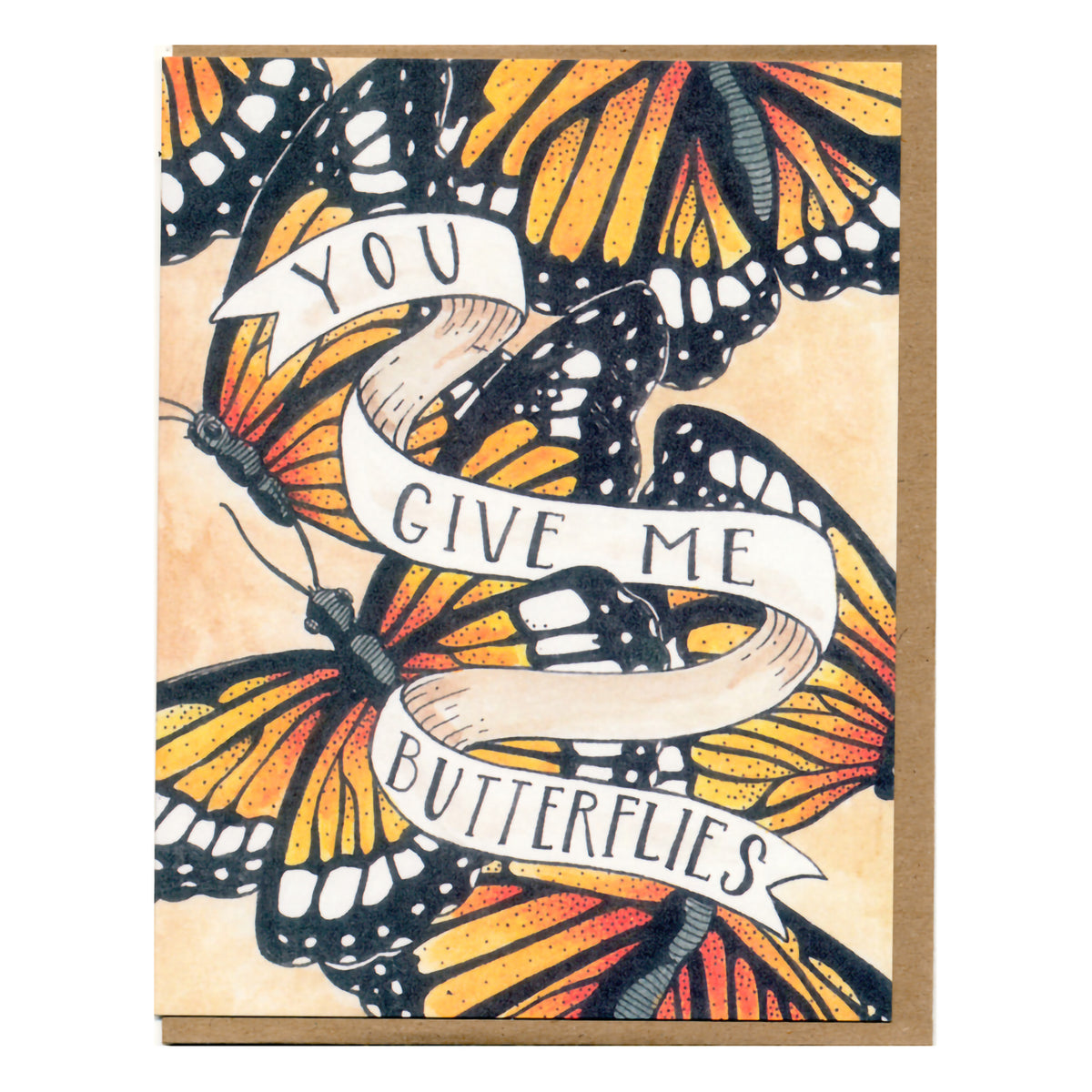 BANNER CARD - BUTTERFLIES