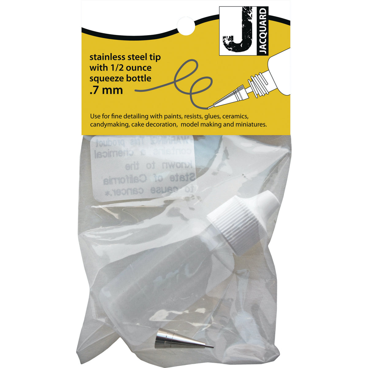 BOTTLE 0.5oz WITH PLASTIC TIP 0.7mm