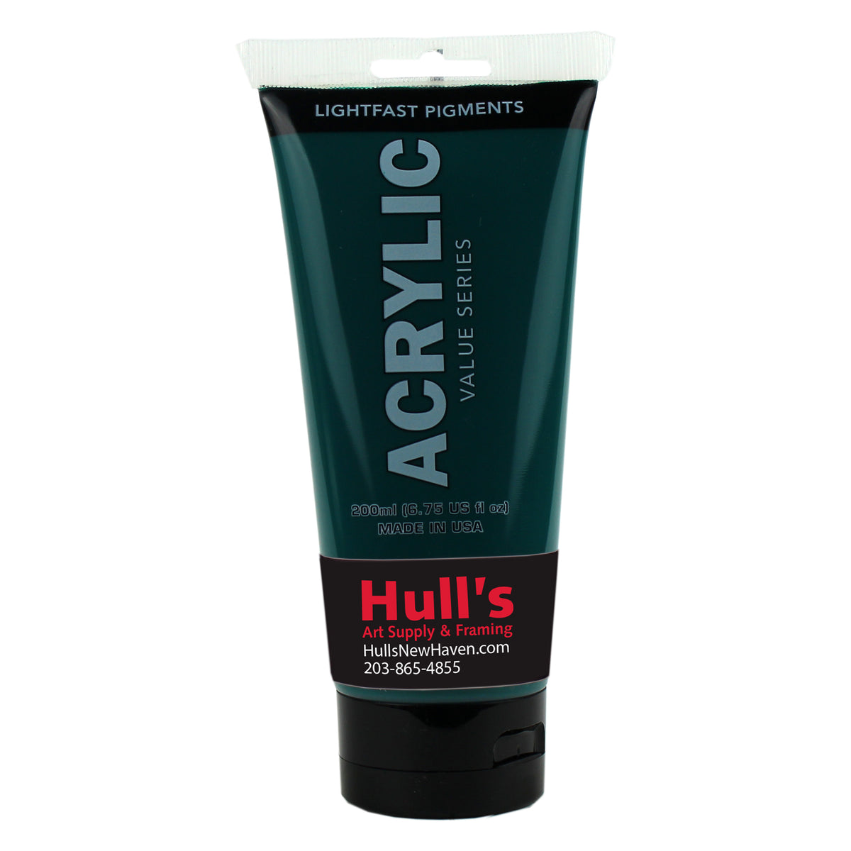 HULLS ACRYLIC 200ml TUBE PTHALO GREEN