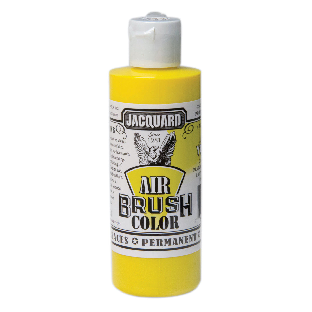 AIRBRUSH METALLIC 4oz YELLOW