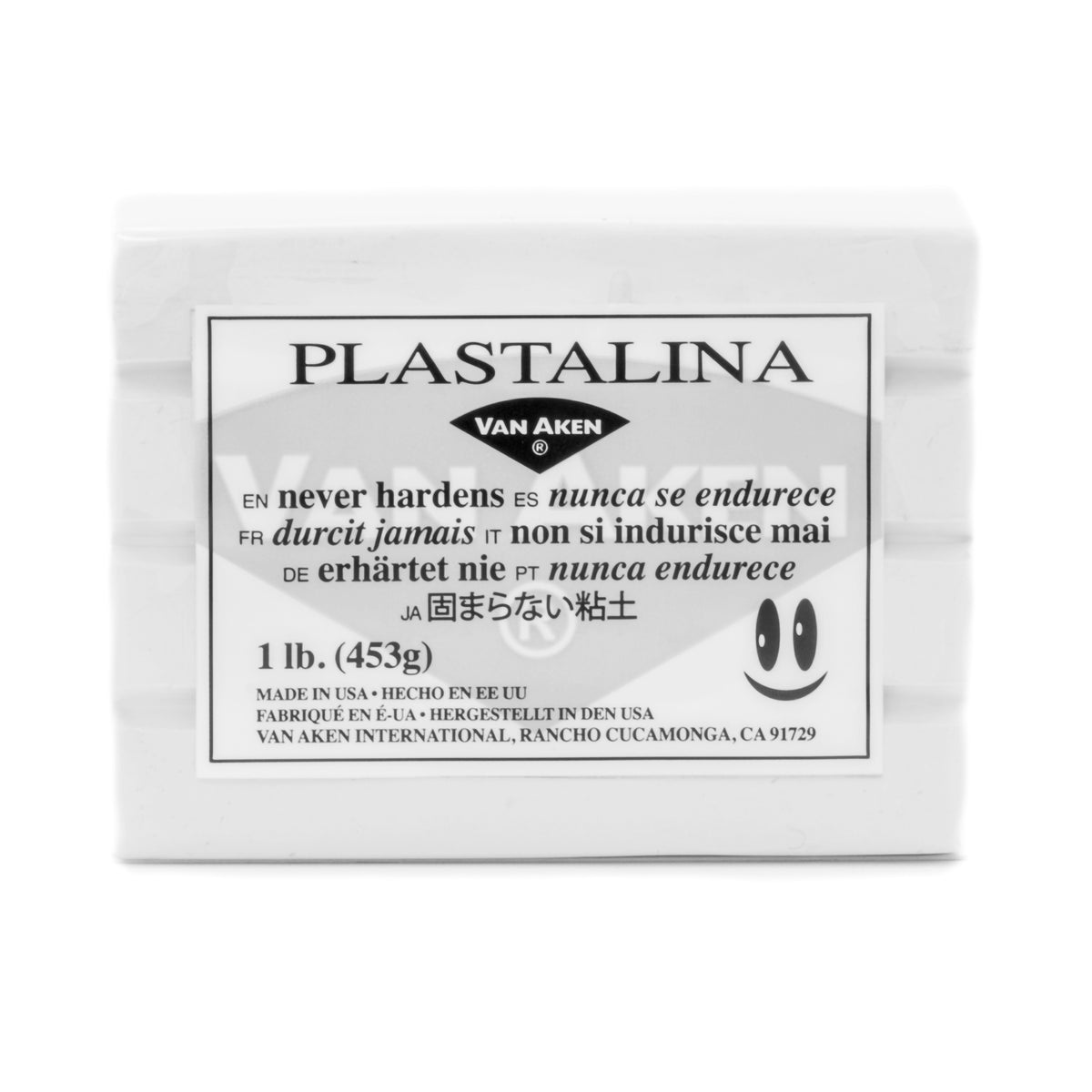 PLASTILINA MODELING CLAY 1lb WHITE