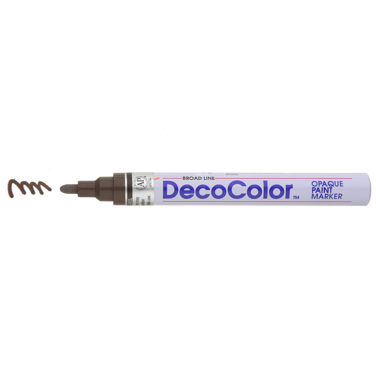 DECOCOLOR PAINT MARKER BROAD POINT DARK BROWN