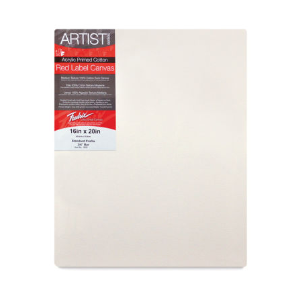FREDRIX ARTIST SERIES RED LABEL STRETCHED CANVAS 24X48