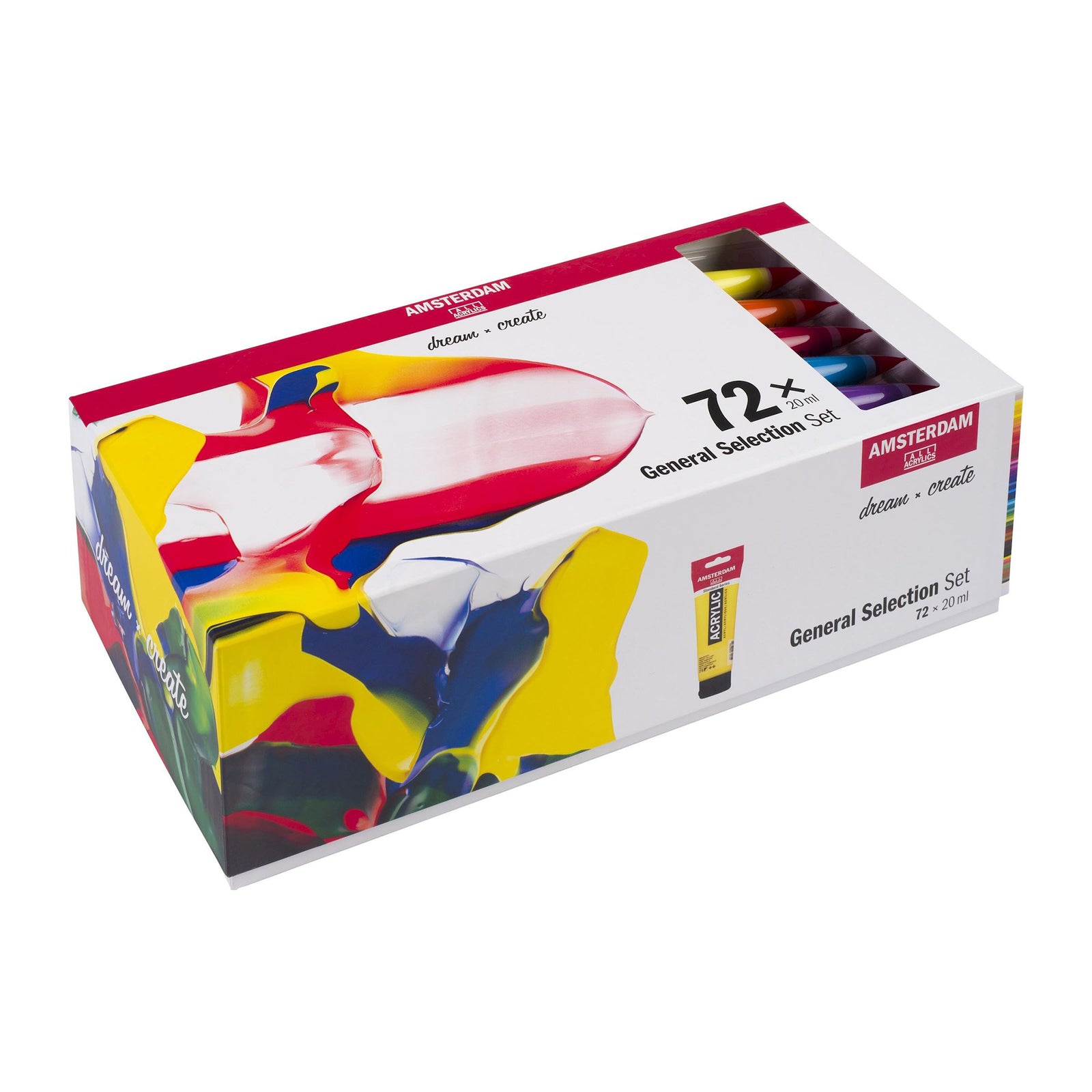 AMSTERDAM STANDARD ACRYLIC 72X20ML GENERAL SET