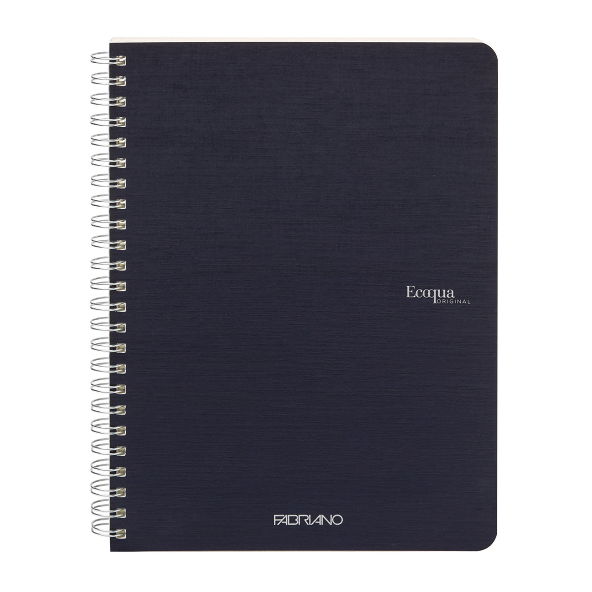 ECOQUA ORIGINAL SPIRAL-BOUND A4 BLANK NAVY