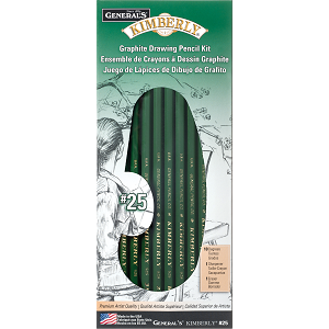 GENERAL&#39;S #25 KIMBERLY GRAPHITE SET/12