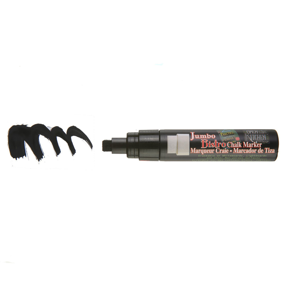 UCHIDA BISTRO CHALK MARKER JUMBO POINT BLACK