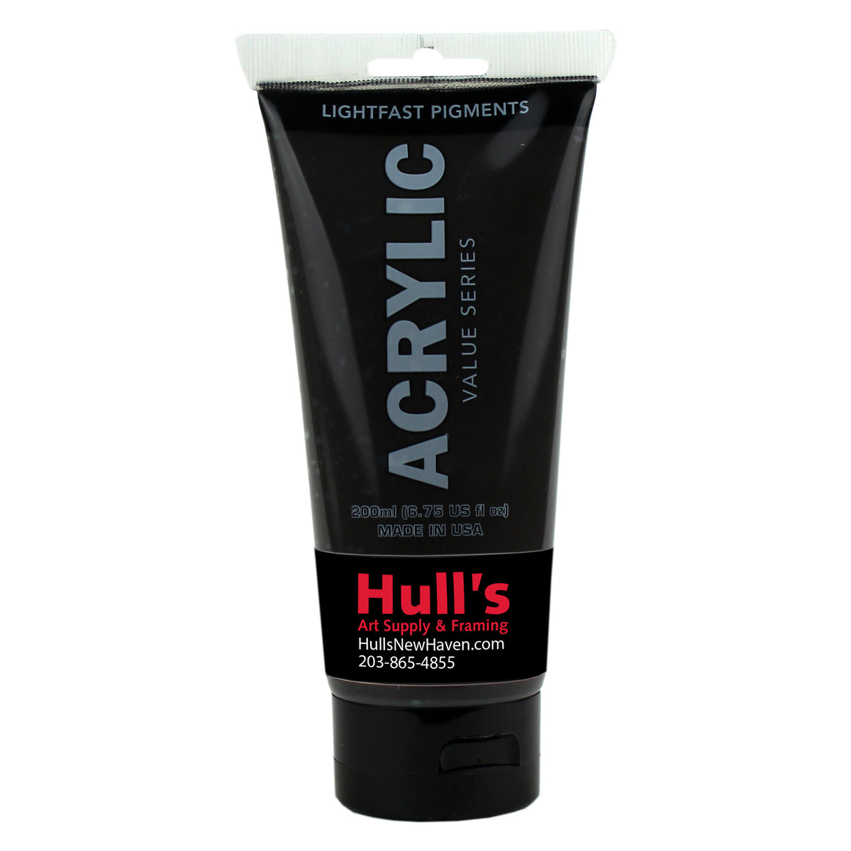 HULLS ACRYLIC 200ml TUBE BURNT UMBER