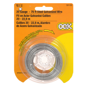 GALVANIZED WIRE STEEL 75&#39; 20-GAUGE