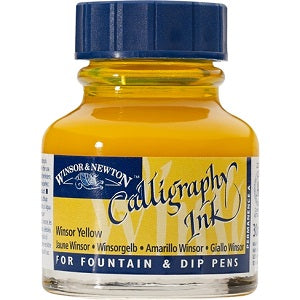 CALLIGRAPHY INK 30ml WINSOR YELLOW