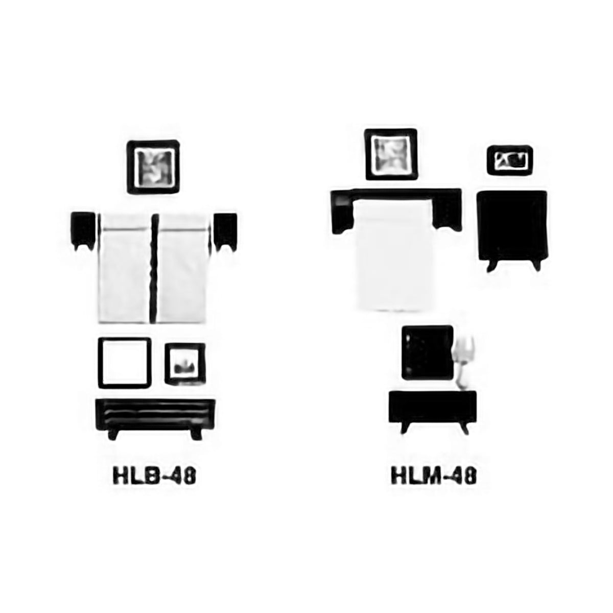 1/8&#39;&#39; SCALE MASTER &amp; REGULAR BED