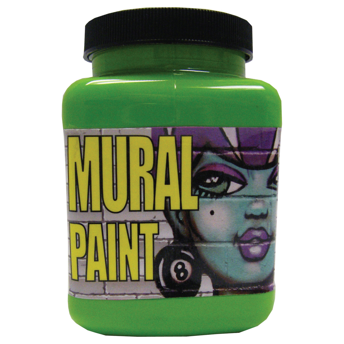 CHROMA ACRYLIC MURAL PAINT 16oz SLIME (GREEN LIGHT)