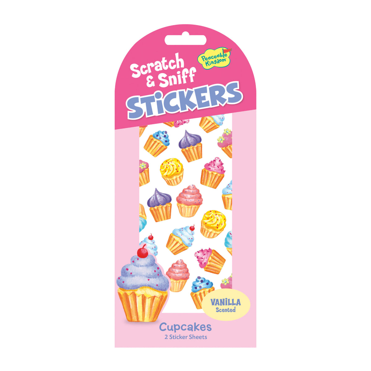 SCRATCH AND SNIFF STICKERS VANILLA CUPCAKES