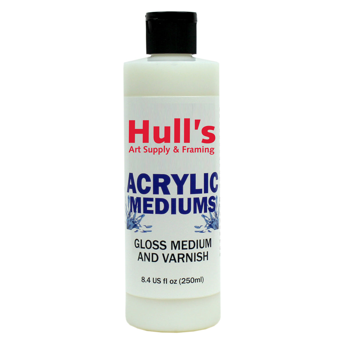 HULLS GLOSS MEDIUM &amp; VARNISH 8oz
