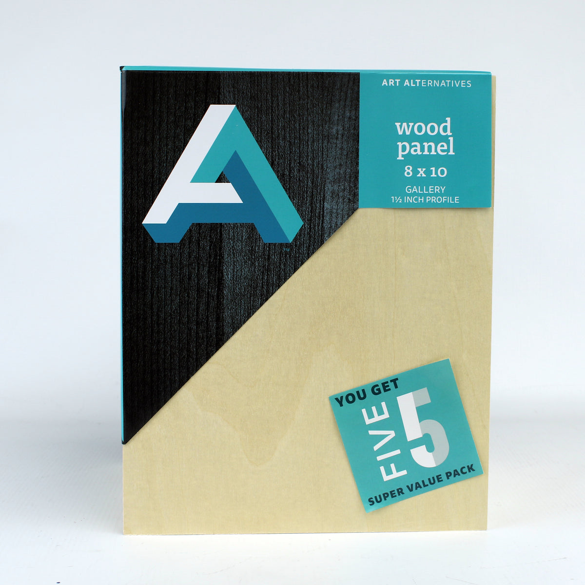WOOD PANEL STUDIO SUPER VALUE 5-PACK 8&quot;x10&quot;