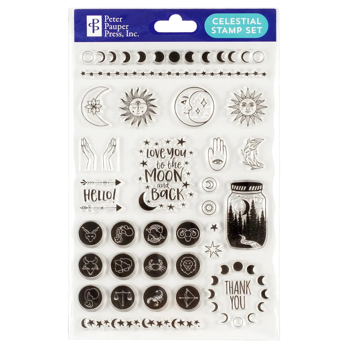 CLEAR STAMP SET - CELESTIAL
