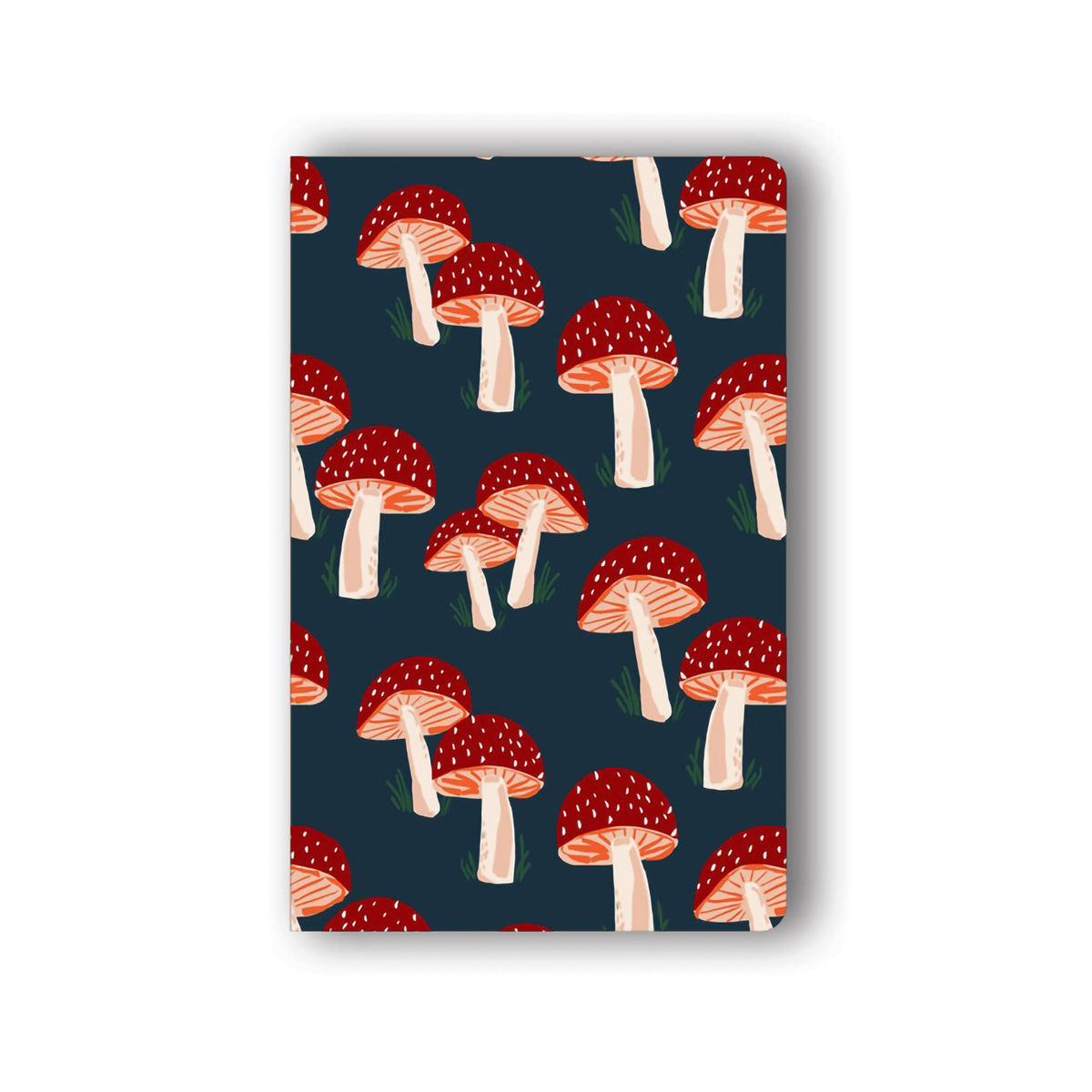 CLASSIC LAYFLAT JOURNAL LINED NAVY MUSHROOMS