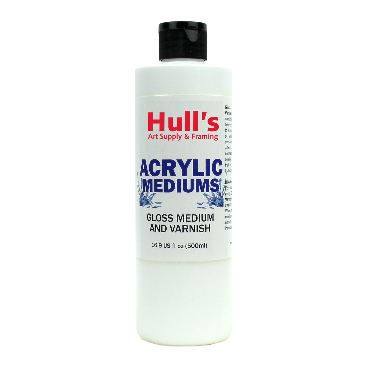 HULLS GLOSS MEDIUM &amp; VARNISH 16oz