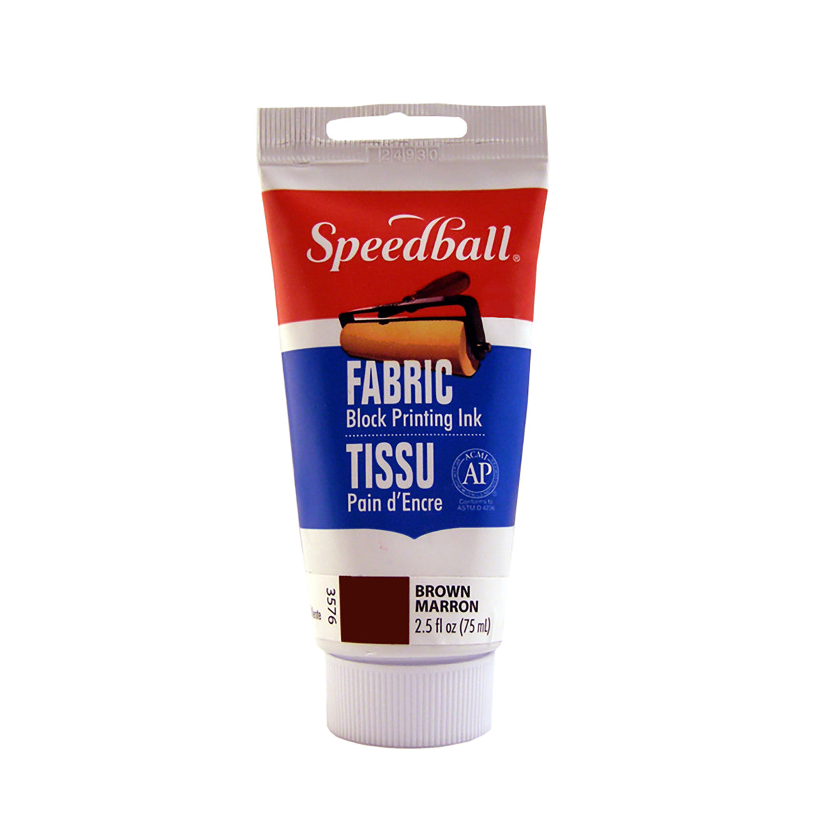 FABRIC BLOCK PRINTING INK 2.5oz BROWN