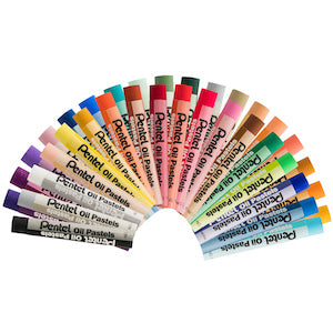 PENTEL OIL PASTELS SET/36